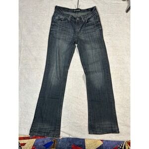 BLACK. Low Rise Boot Jeans Women's‎ Size 29x32 Dark Wash Denim